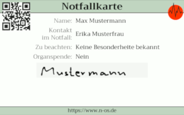 Notfallkarte